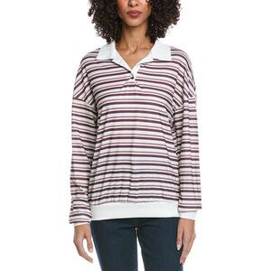 Madison Miles Womens  Polo Shirt, White